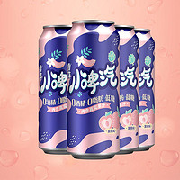 SNOWBEER 雪花 啤酒小啤汽500ml*4听蜜桃味(0酒精0脂肪0压力)