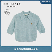 TED BAKER 2022春夏 女士休闲衬衫领针织衫 256097