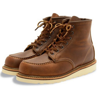 RED WING 红翼 男士高帮工装靴 1907 铜褐色 7.5