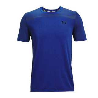 UNDER ARMOUR 安德玛 Seamless 男子运动T恤 1361131-400 蓝色 S