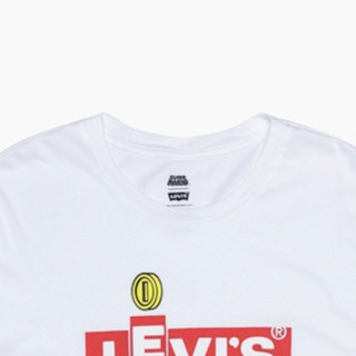 Levi's 李维斯 X SUPER MARIO 男女款圆领短袖T恤 22491 白色 XS