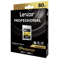 Lexar 雷克沙 GOLD系列 CF存储卡 80GB（900MB/s）