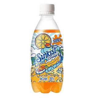 sunkist 新奇士 橙汁汽水 380ml*15瓶