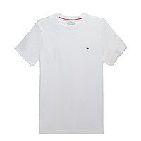 TOMMY HILFIGER 汤米·希尔费格 男士圆领短袖T恤 09T3139 白色 M