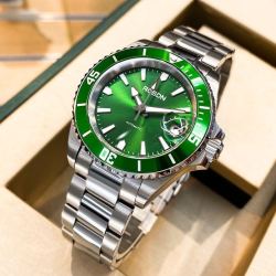 rosdn 劳士顿 緑水鬼系列手表男水鬼緑骑士