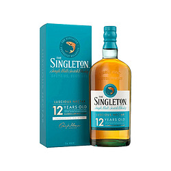 THE SINGLETON 苏格登 12年达夫镇 单一麦芽 苏格兰威士忌 700ml