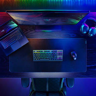 噬魂金蝎V2 无线竞技版 双模机械键盘（线型光学矮轴、87键、单键RGB灯效）