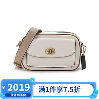 COACH 蔻驰 [品牌直供] COACH 蔻驰 女士皮革WILLOW单肩斜挎包相机包C0695