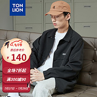 TONLION 唐狮 2022春季外套男外套627110052062 黑色 M