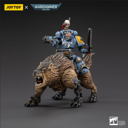 JOYTOY 暗源 战锤40K 太空野狼 雷狼骑兵 1:18可动人偶