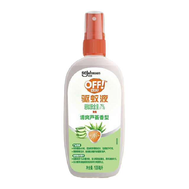 88VIP：OFF！ 欧护 驱蚊液 清爽芦荟香型 100ml