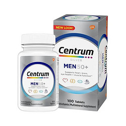 Centrum 善存 50+中老年男士 银片复合维生素 100粒