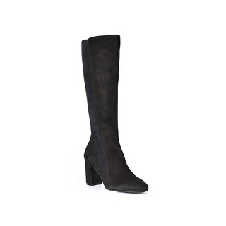 STUART WEITZMAN LIVIA 80系列 女士磨砂皮过膝长靴 WE0901348B-BLK 370