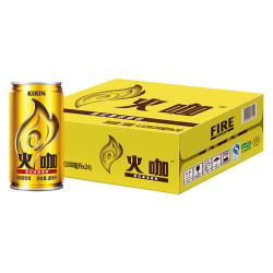 KIRIN 麒麟 火咖 意式香浓咖啡饮料 180ml*24罐装
