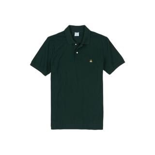 Brooks Brothers 布克兄弟 346系列 男士短袖POLO衫 1000005098 墨绿色 XS