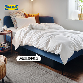 IKEA 宜家 BLAKULLEN布洛库伦坐卧两用床床头靠背软包多功能沙发床