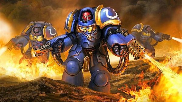 joytoy暗源战锤40k极限战士侵略者可动模型