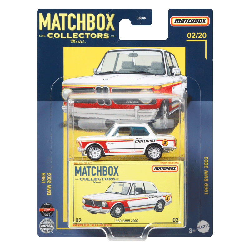 MATCHBOX 2021收藏家系列 GRK21 69款 宝马2002 车类模型