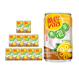 很神气气泡果泡柠檬茶200ml*12罐