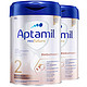 88VIP：Aptamil 爱他美 白金德文版 婴儿配方奶粉 2段 800g*2罐