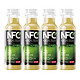 生鲜五折凑单：农夫山泉 NFC果汁（冷藏型）鲜榨苹果汁 300ml*4瓶