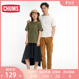 CHUMS 洽洽鸟 CH01-1695 男款印花短袖T恤