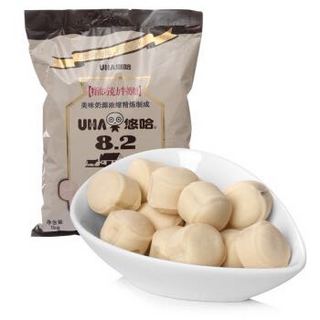 UHA 悠哈 婚庆糖果 休闲零食 喜糖 特浓巧克力牛奶糖果 1kg 大包装