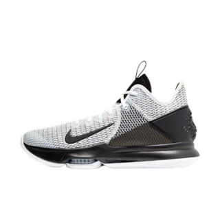 NIKE 耐克 Lebron Witness IV EP 男子篮球鞋 CD0188-101 黑色/白色 42.5