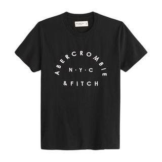Abercrombie & Fitch 男款圆领短袖T恤 438710-100 黑色 L
