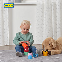 IKEA宜家UPPSTA乌斯塔玩具套杯多色儿童玩具益智趣味
