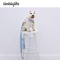 Tinklylife 彩虹宠物牵引绳 可调节防爆冲猫猫牵引带狗狗外出用品