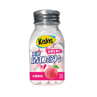 KisKis 酷滋 清口含片  水蜜桃味约55粒）38g*1盒