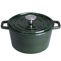 EDGING 典匠 炖锅(22cm、2.3L、铸铁、绿色)