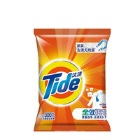 Tide 汰渍 全效炫白洗衣粉 300g 淡雅清香香型