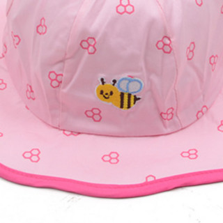 熊朵 儿童小蜜蜂盆帽 粉色 46码