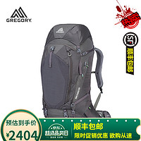 Gregory格里高利 B65 B75 DEVA60 男女双肩背包户外大容量重装徒步登山双肩包 男-B75-玛瑙黑 M号170-180cm