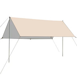 TanXing 探兴 天幕帐篷户外露营遮阳防晒涂银野餐方形大型幕布棚套装防雨凉棚