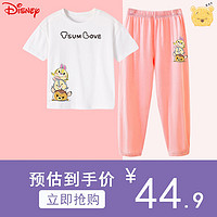 Disney 迪士尼 儿童短袖+防蚊裤 纯棉套装