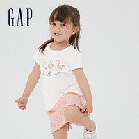 88VIP：Gap 盖璞 女幼童泡泡袖T恤
