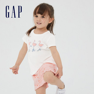 Gap 盖璞 女幼童泡泡袖T恤