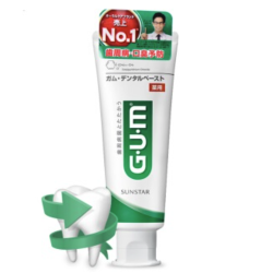G·U·M 康齿家 日本进口含氟牙膏口腔护理  强健牙龈 香草薄荷味120g