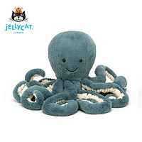 jELLYCAT 邦尼兔 英国暴风章鱼安抚公仔玩偶可爱海洋动物毛绒玩具送礼