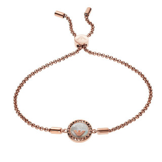 阿玛尼emporioarmani女士时尚玫瑰金鹰标手链egs2568221玫瑰金165cm