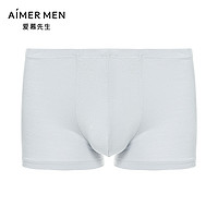 AIMER MEN 爱慕先生 舒适柔滑莫代尔透气轻薄男士平角内裤