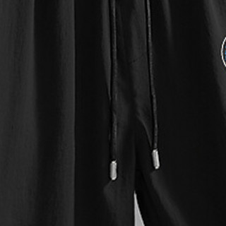JEANSWEST 真维斯 男士五分短裤 JR-22-164101 流星款 黑色 XL