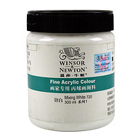 温莎牛顿(温莎·牛顿 WINSOR&NEWTON) 300ml画家专用丙烯颜料墙绘颜料 手绘DIY防水不易掉色 锌白