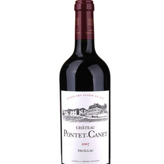 CH. PONTET CANET 庞特卡奈庄园 波亚克干型红葡萄酒 2007 13％vol 750ml