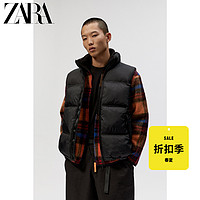 ZARA 男装 立领面包服棉服背心马甲 6985304 800