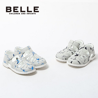 BeLLE 百丽 男童凉鞋小童宝宝幼儿包头软底轻便舒适学步凉鞋