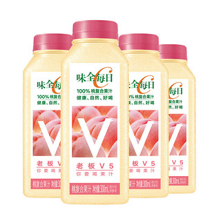 WEICHUAN 味全 每日C复合桃汁 100%果汁 300ml*4（直播专用）